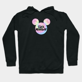 cast member tie dye Hoodie